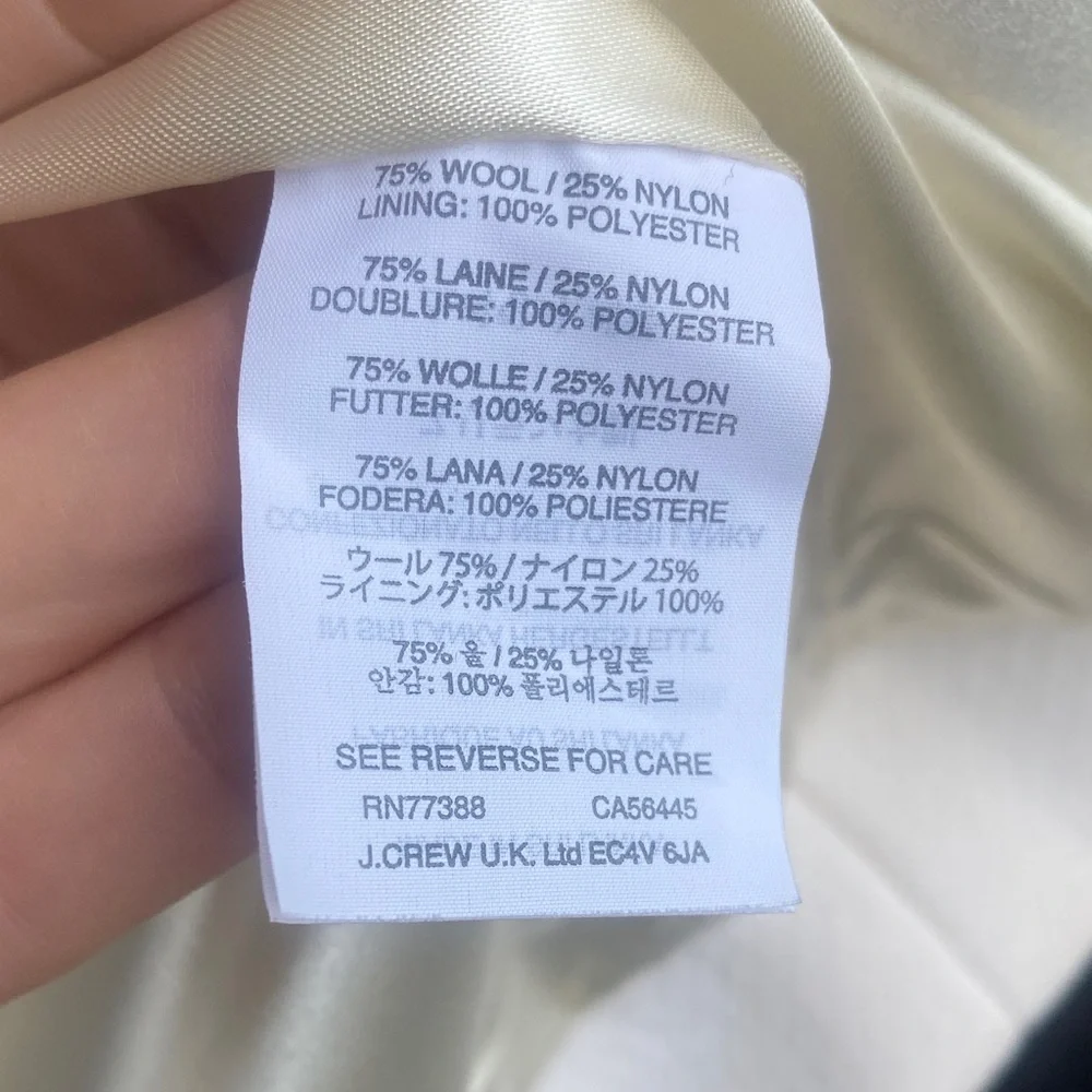 J. Crew Cream Zip-Up Jacket - Picture 3 of 6